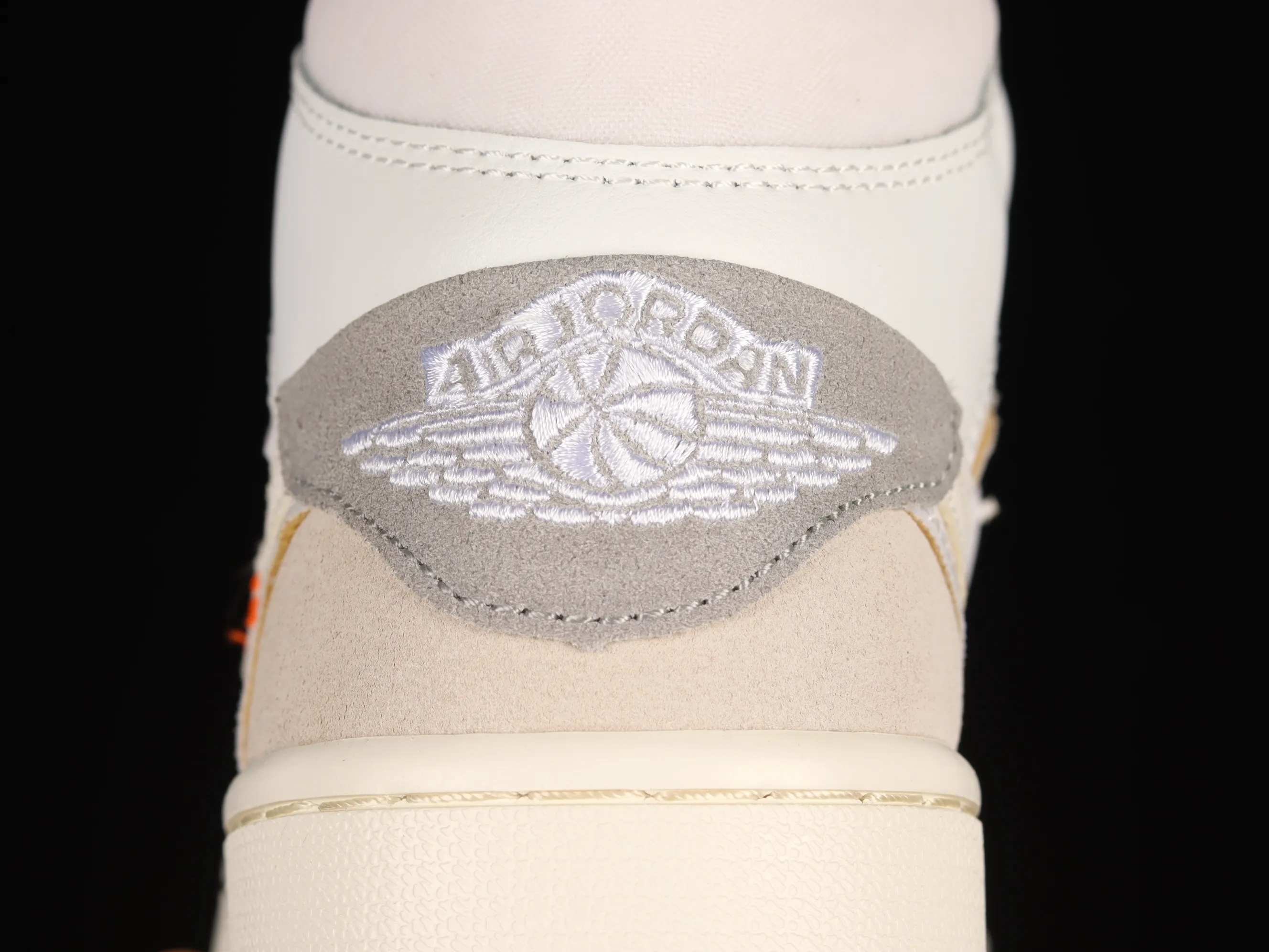 All categories Air Jordan Jordan series basketball shoes Air Jordan 1 Mid Air Jordan 1 Mid "White And Phantom" AJ1 Joe 1 seam deconstruction DM9652-100